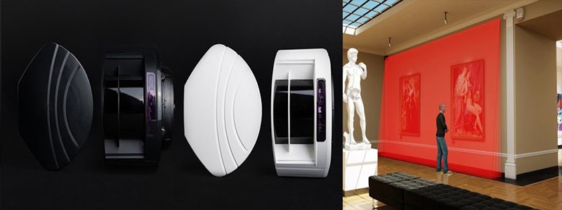 Wall mounted laser scanners