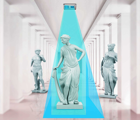 Volumetric object surveillance example